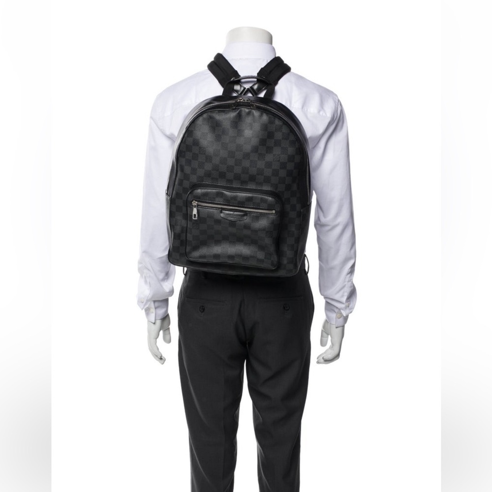 Louis Vuitton Black Checkered Backpack - Picture 4 of 7